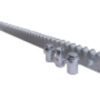 BARRA CREMALLERA DE ACERO ZINCADO DE 2 MT MODULO 4