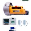 KIT OPERADOR DE CORTINA SEG 180KG CON FRENO, CENTRAL PLUS PARA OPERADOR  DE CORTINA, 2 RADIO TRANSMISORES TX PLAY BLANCOS Y LLAVE USB PARA  CONEXION WIFI