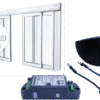 AUTOMATIZADOR PARA PUERTAS SOCIALES DE 2 HOJAS SLIDER BLDC 4,40M CON 2 SENSORES RADAR Y UN JUEGO DE FOTOCELDAS