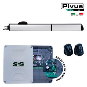 KIT 1 PIVUS-HI VASTAGO CORTO SEG, CENTRAL LRS2 CON DESACELERACION Y BOMBEO Y 2 CONTROLES NEW