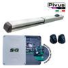 KIT 1 PIVUS-HI VASTAGO LARGO SEG, CENTRAL LRS2 CON DESACELERACION Y BOMBEO, RECEPTOR INTEGRADO Y 2 CONTROLES NEW