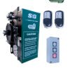 KIT OPERADOR DE CORTINA INDUSTRIAL MDC 1/2HP 127V CON 2 CONTROLES Y BOTONERA 3 PASOS