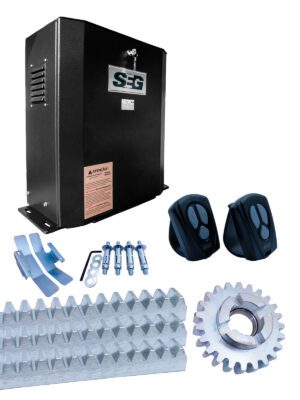 KIT SOLO 5.0 INDUSTRIAL C/CENTRAL CONTACTORA TRIFASICA, 2 TX NEW, PIÑON Y 3 TRAMOS DE CREMALLERA DE 2MTS MODULO 4