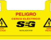 PLACA IDENTIFICACION DE CERCO PLASTICA