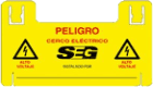 TH-JS PLACA IDENTIFICACION DE CERCO PLASTICA
