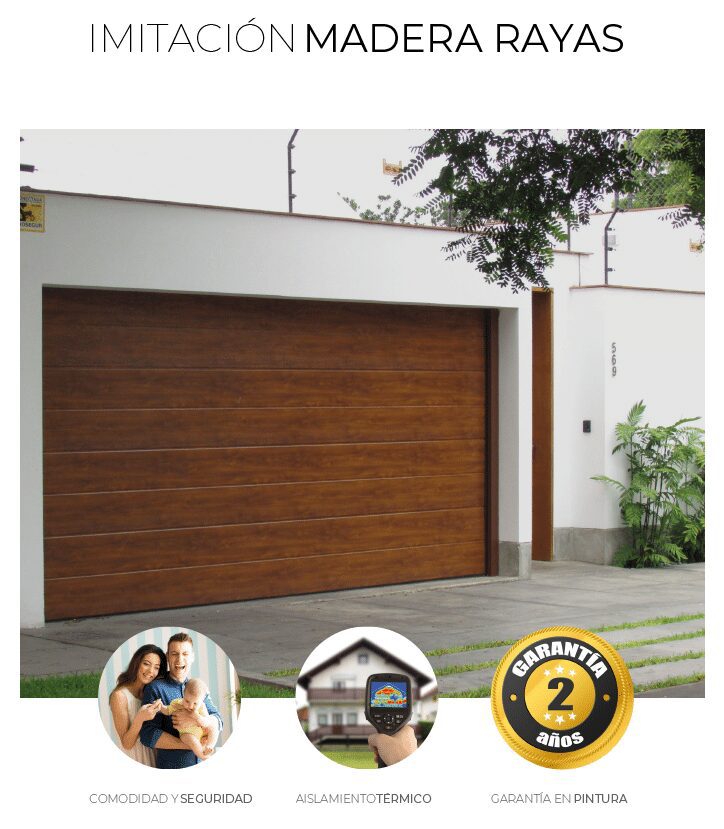 Imitación madera rayas