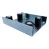 GUIA SUPERIOR PEQUEÑA 4 RODILLOS 40MM NYLON REGULABLE PUERTA CORREDIZA