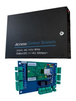CONTROLADORA 2 PTAS CON GABINETE Y FUENTE DE ALIMENTACION