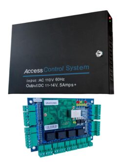 CONTROLADORA 4 PTAS CON GABINETE Y FUENTE DE ALIMENTACION