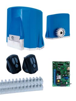 KIT SOLO 1.5 CONDOMINIO 127V 60HZ CON ENGRANE DE HIERRO Y 2 CREMALLERAS DE ACERO DE 2MT