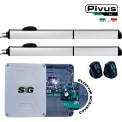 KIT 2 PIVUS-HI VASTAGO CORTO SEG, CENTRAL CON DESACELERACION Y BOMBEO Y 2 CONTROLES NEW