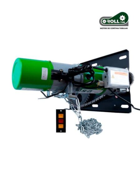 OPERADOR TUBULAR PARA CORTINA INDUSTRIAL 300KG 110V CARRERA 6M