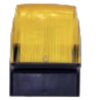 LAMPARA DESTELLANTE SEG 12/24V LED AMBAR CON BASE
