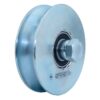 111-12-25-2 RUEDA 120X25 DOBLE BALERO CANAL "U" SIN SOPORTE 460 KG