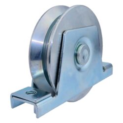 RUEDA 120X25 DOBLE BALERO CANAL "Y" CON SOPORTE 400 KG