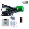 KIT OPERADOR CORTINA TUBULAR INDUSTRIAL SEG 350KG 127V RAPIDO,CENTRAL PLUS,2 TX PLAY,BOTONERA 3 PASOS,PLACA FIJACIÓN,CADENA DESTRABE