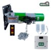 KIT OPERADOR CORTINA TUBULAR INDUSTRIAL SEG 600KG 127V, CENTRAL PLUS,2 TX PLAY,BOTONERA 3 PASOS,PLACA FIJACIÓN,CADENA DESTRABE