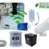 KIT ENERGIZADOR SHOCKER PRO WIFI CON LLAVE Y CONTROL INCLUYE SIRENA 30W,ROLLO DE ALUMINIO,CABLE BUJIA Y BATERIA DE 12V