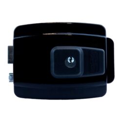 CERRADURA SEG 12V NEGRA - 45MM CH. SIMP. F. ESP.