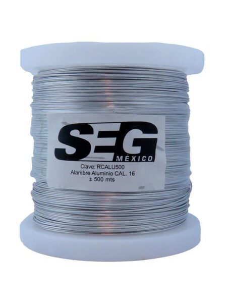 BOBINA ALAMBRE  500M CABLE D/ALUMINIO /16